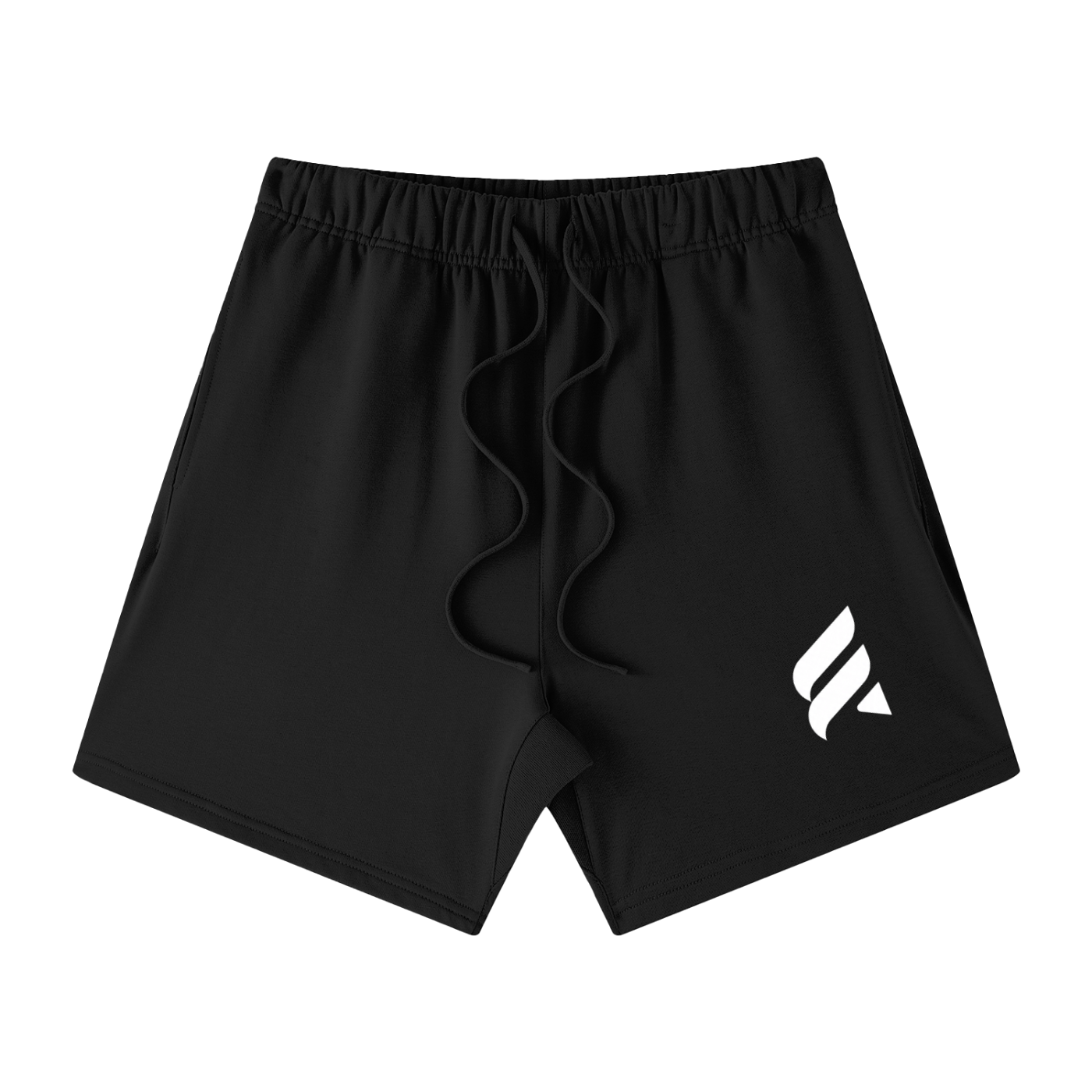 Essence Logo Unisex Earth Tone Loose Fit Cotton Shorts