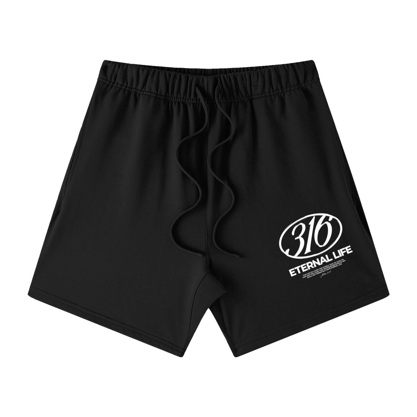 Eternal Life Unisex Earth Tone Loose Fit Cotton Shorts