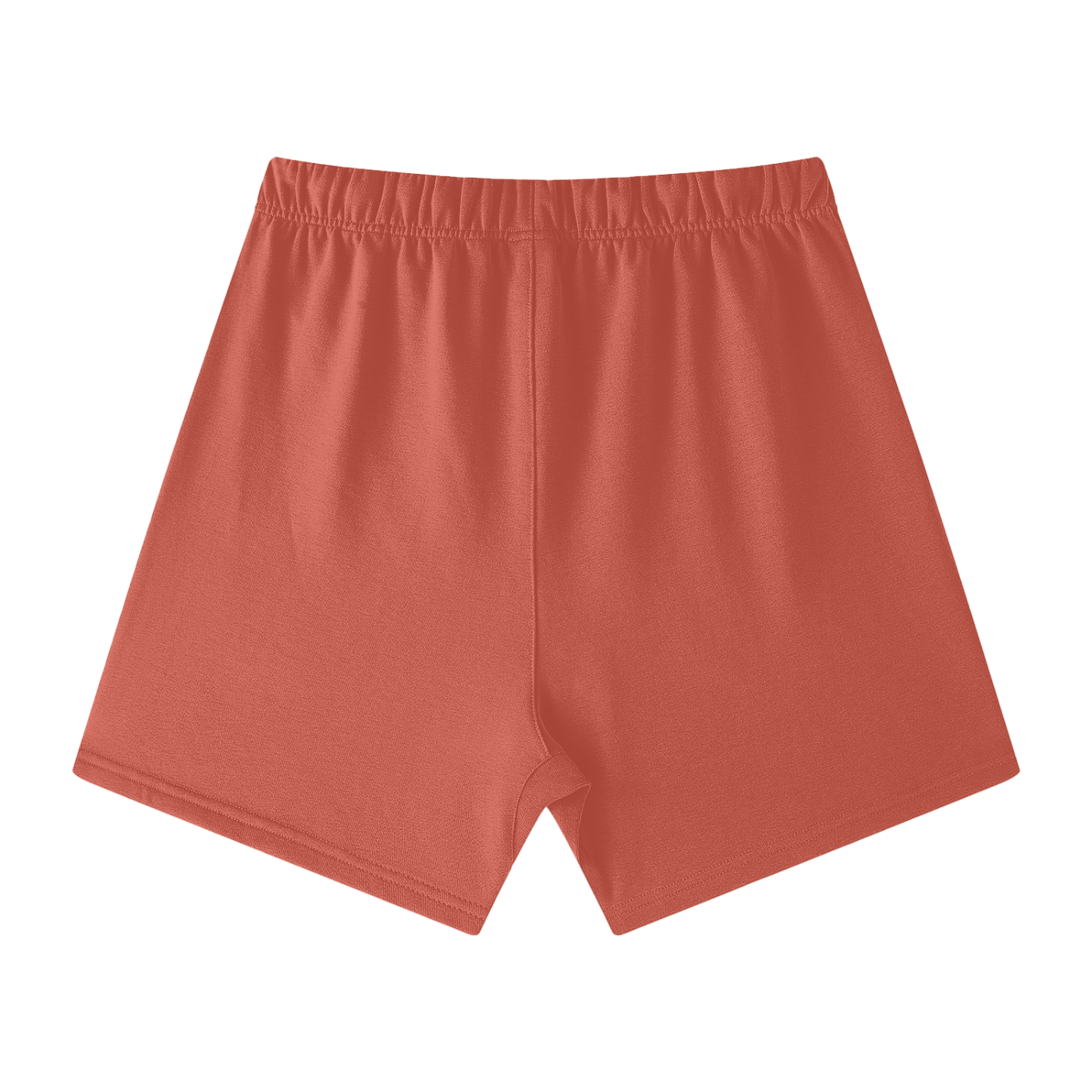 Essence Logo Unisex Earth Tone Loose Fit Cotton Shorts