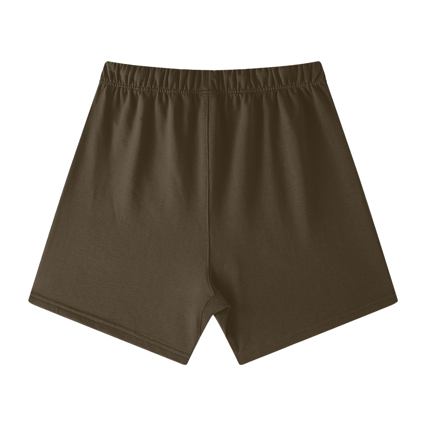 Essence Logo Unisex Earth Tone Loose Fit Cotton Shorts