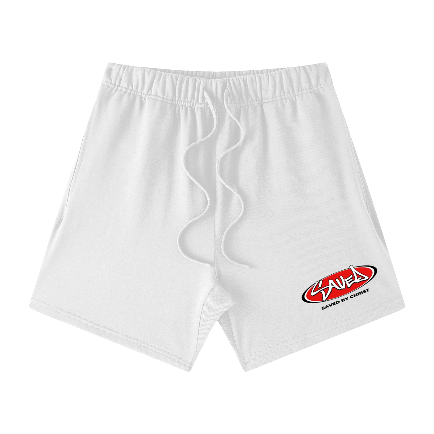 God Saved Unisex Earth Tone Loose Fit Cotton Shorts