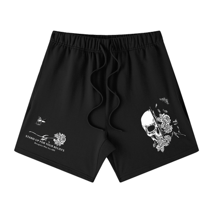 Stand up For your Beliefs Loose Fit Cotton Shorts