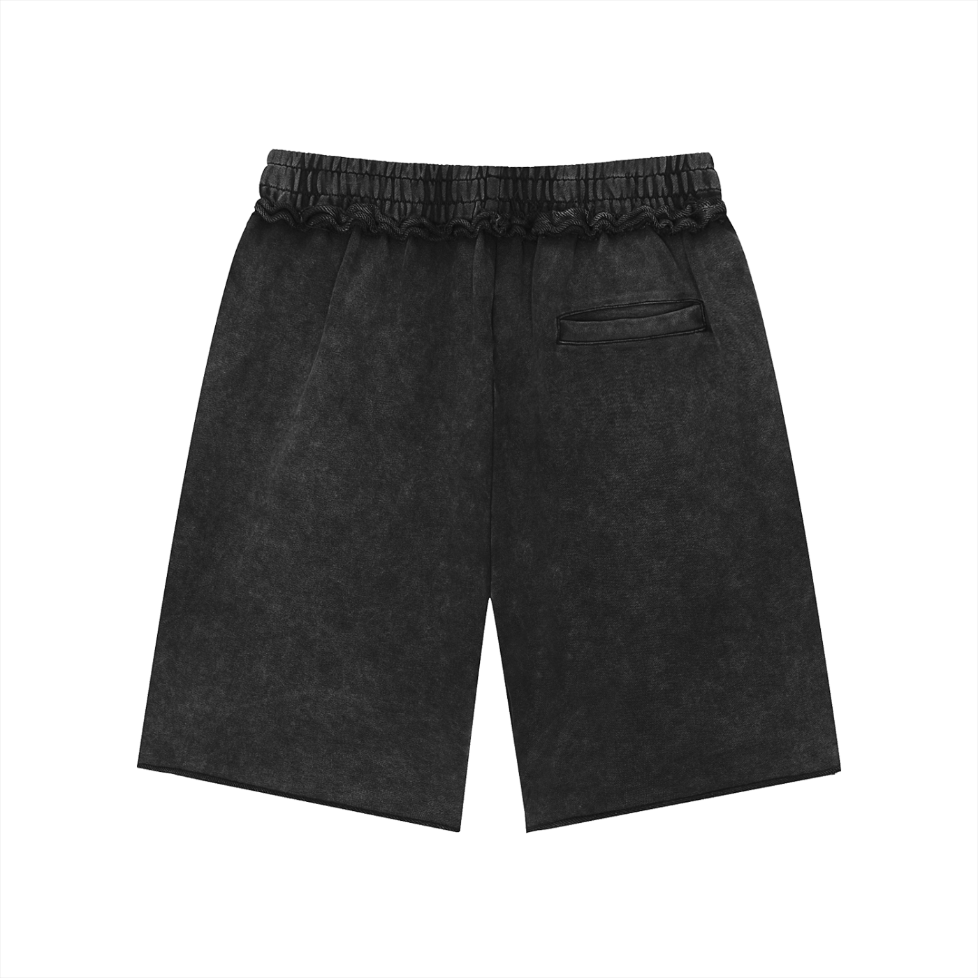 Heaven Made Unisex Mineral Wash Raw Edge Shorts