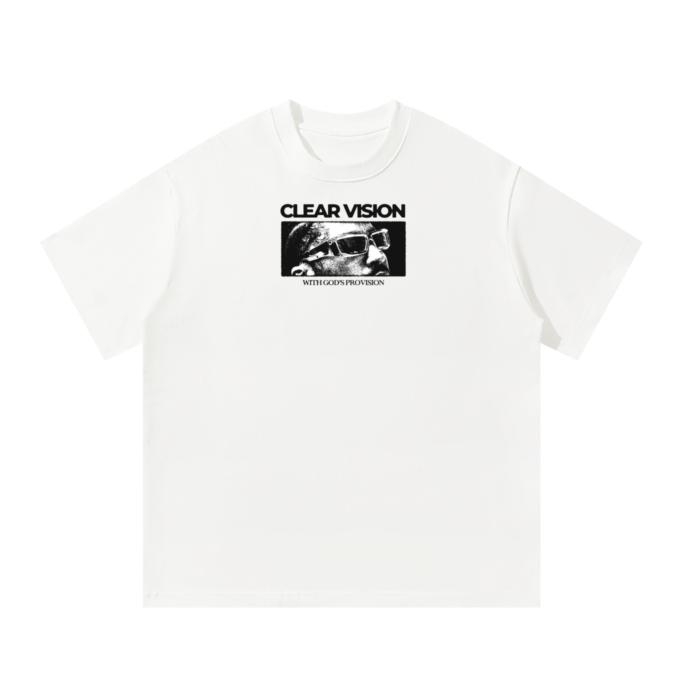 Clear Vision with Gods Provision Oversized T-Shirt