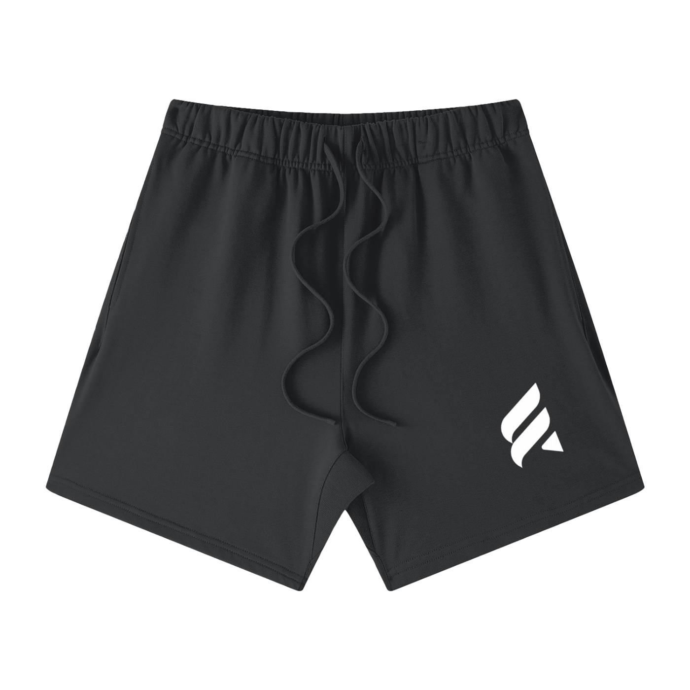 Essence Logo Unisex Earth Tone Loose Fit Cotton Shorts