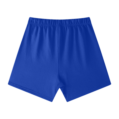 Essence Logo Unisex Earth Tone Loose Fit Cotton Shorts