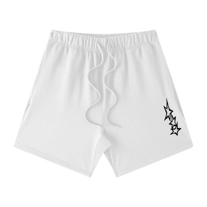 Triple star Unisex Earth Tone Loose Fit Cotton Shorts