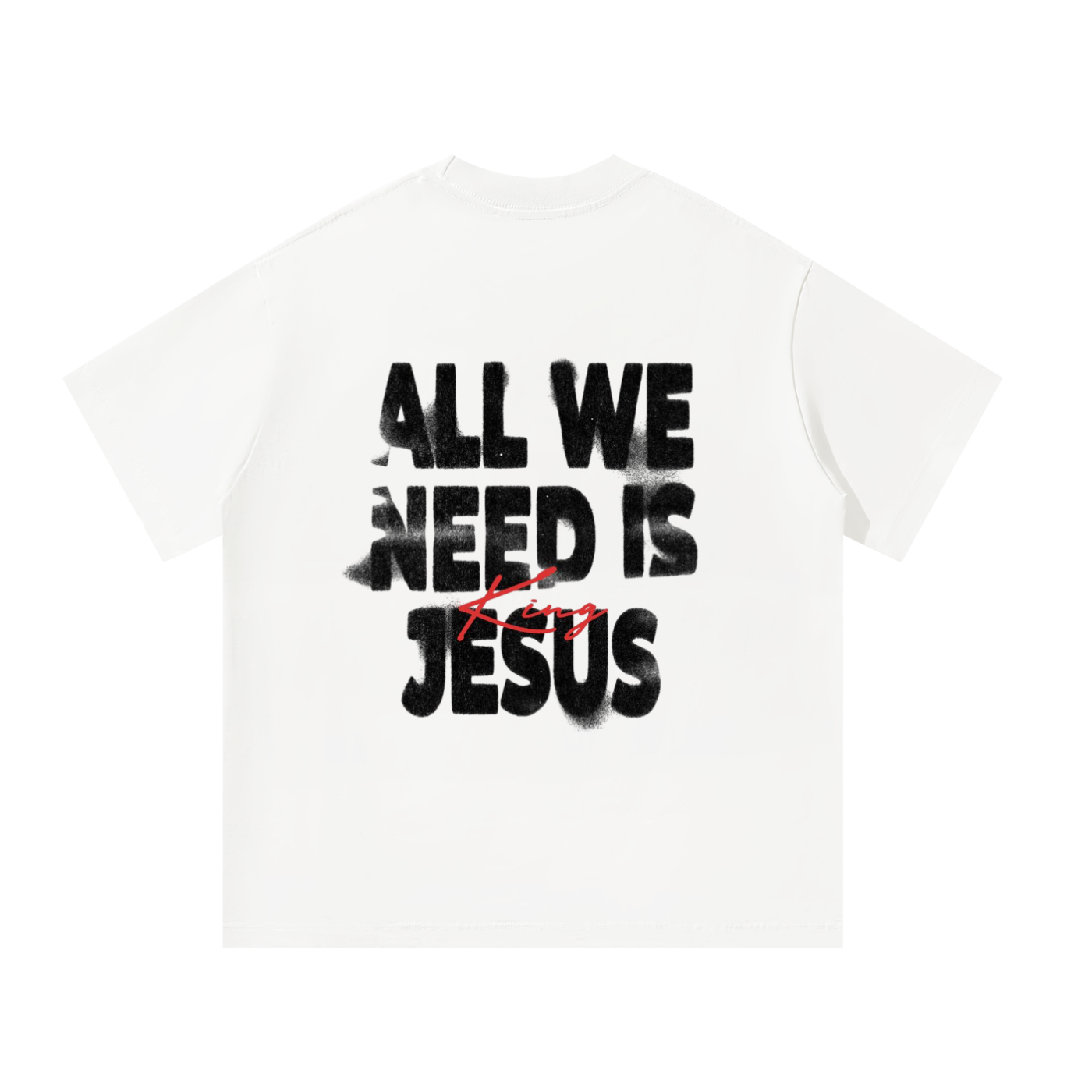 King Jesus Unisex Oversized T-Shirt