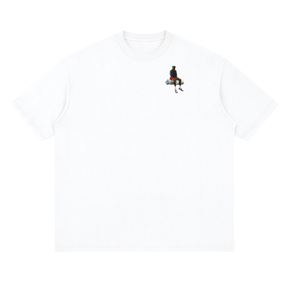 KD Floating Rock Streetwear Loose Drop Shoulder T-Shirt