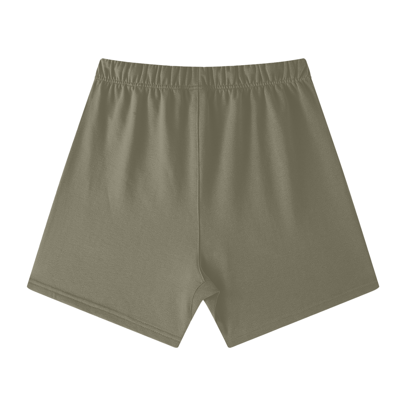 Essence Logo Unisex Earth Tone Loose Fit Cotton Shorts