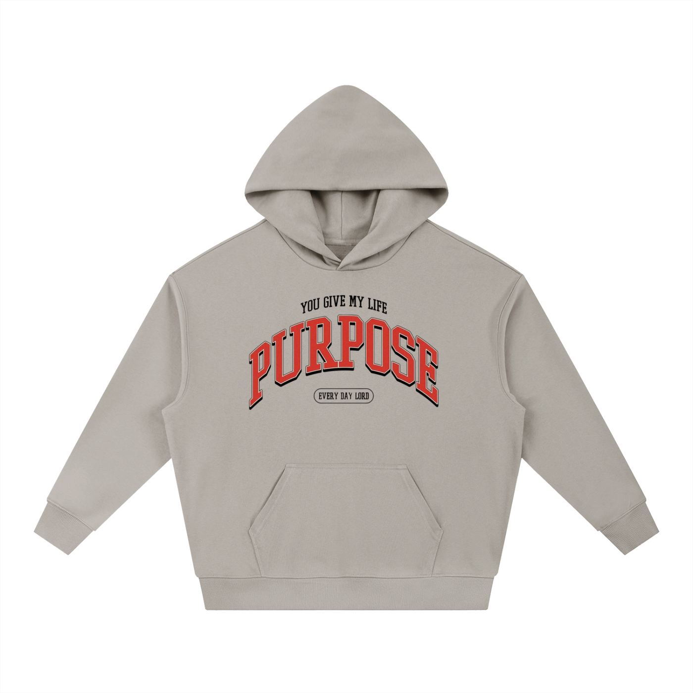 Purpose Essential Boxy Heavyweight Drop-Shoulder Hoodie